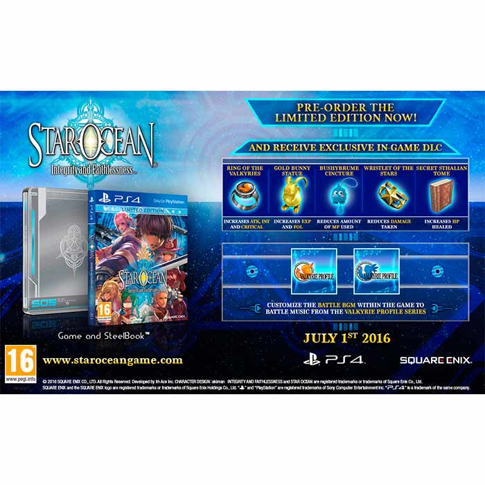 Star Ocean: Integrity and Faithlessness (Limited Edition)