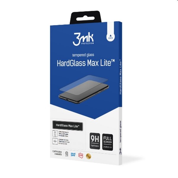 Ochranné sklo 3mk HardGlass Max Lite pre Xiaomi Mi 11 Lite 5G, čierne