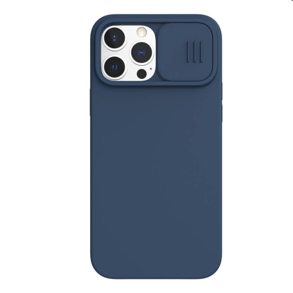 Nillkin CamShield Silky Magnetic zadný silikonový kryt pre iPhone 13 Pro Max, modré