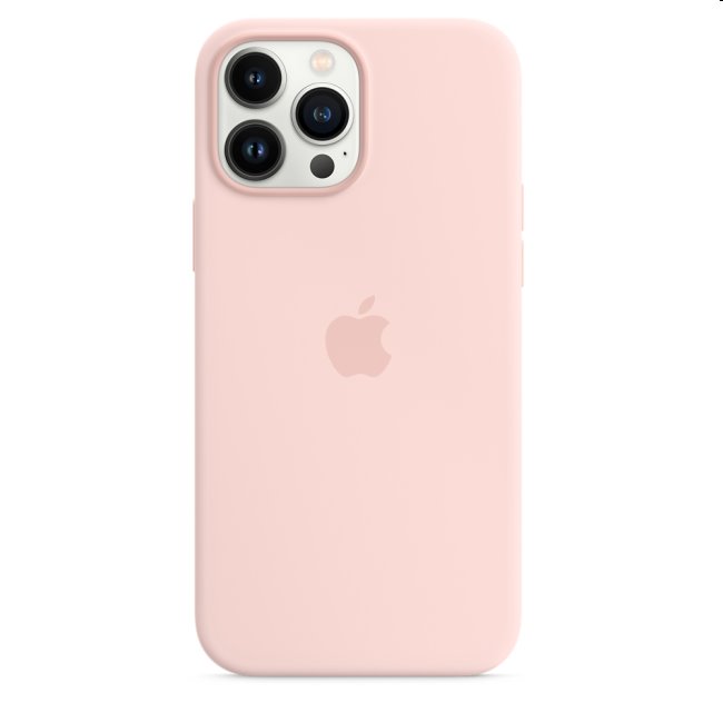 Silikónový zadný kryt pre Apple iPhone 13 Pro Max s MagSafe, kriedovo-ružová