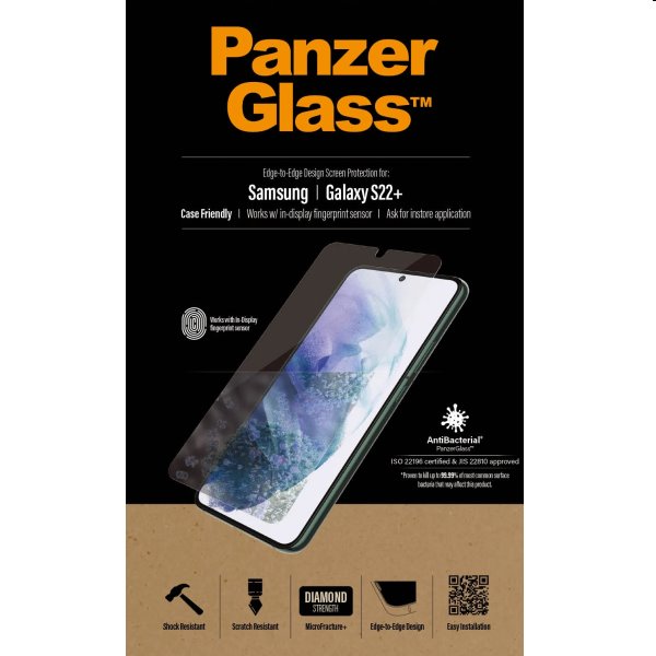 Ochranné sklo PanzerGlass Case Friendly AB pre Samsung Galaxy S22 Plus