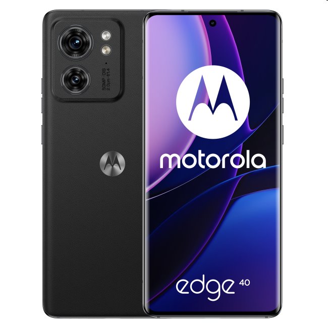 Motorola Edge 40, 8/256GB, Eclipse Black, nový tovar, neotvorené balenie