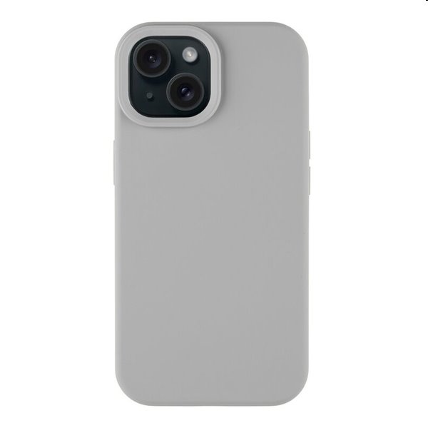 Zadný kryt Tactical Velvet Smoothie pre Apple iPhone 15 Plus, sivá
