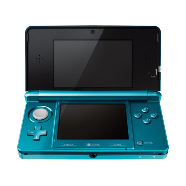 Nintendo 3DS, aqua blue