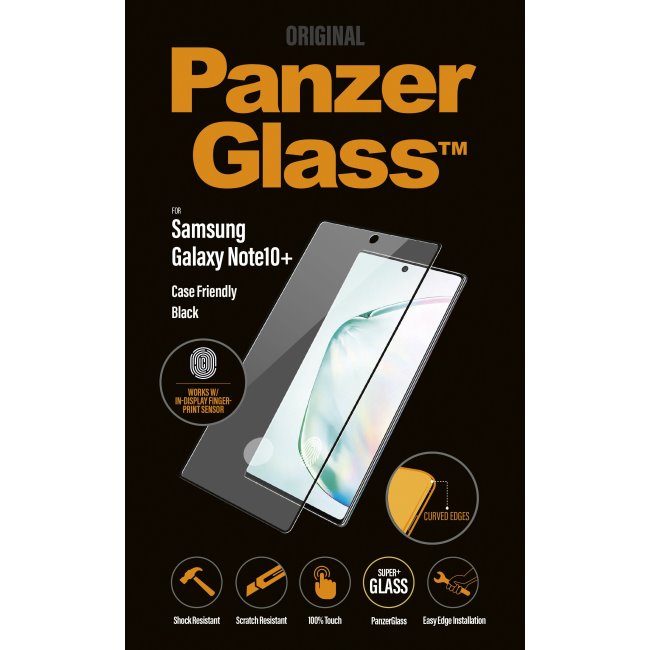 Ochranné temperované sklo PanzerGlass Case Friendly pre Samsung Galaxy Note 10 Plus - N975F, čierne
