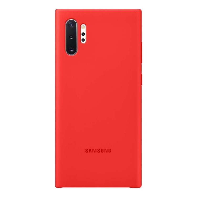 Puzdro Samsung Silicone Cover EF-PN975TRE pre Samsung Galaxy Note 10 Plus - N975F, Red