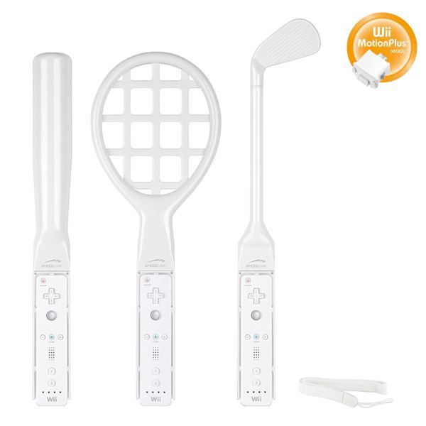 Speed-Link Sports & Play Kit Plus for Wii, white