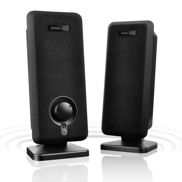 Speed-Link Vento XL Stereo Speakers, black