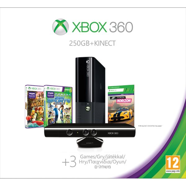 Xbox 360 Premium E Kinect Special Edition 250GB (Holiday Value Bundle)