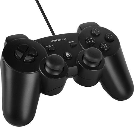 Speed-Link Strike FX Gamepad for PC & PS3, black