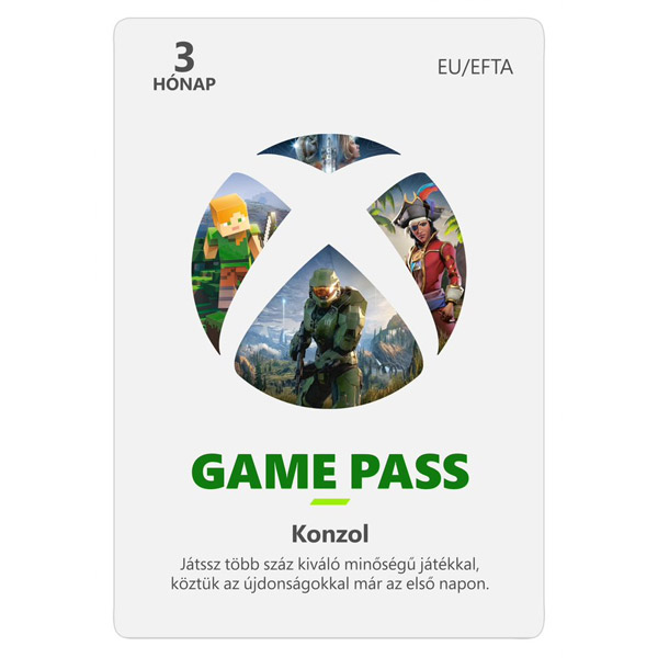 Xbox Game Pass 3 mesačné predplatné