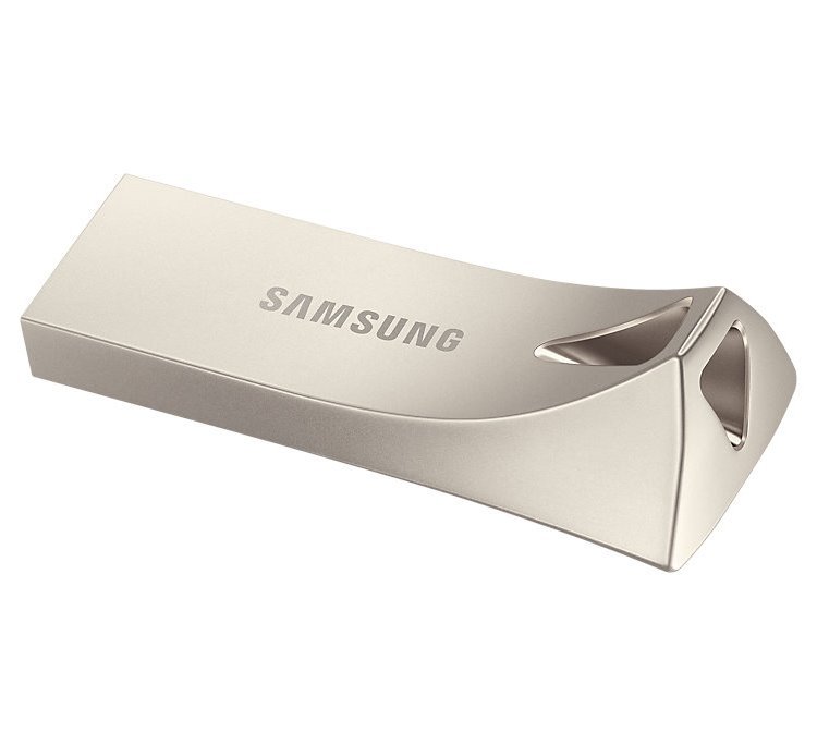 USB kľúč Samsung BAR Plus, 128 GB, USB 3.2 Gen 1, strieborný