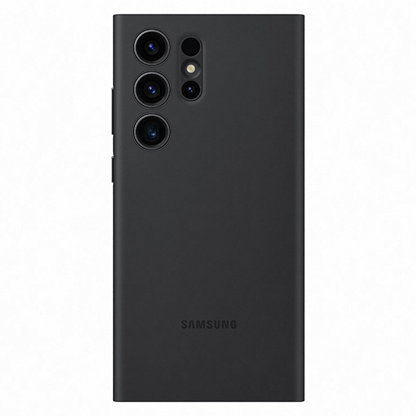 Knižkové puzdro Smart View Wallet pre Samsung Galaxy S23 Ultra, čierna