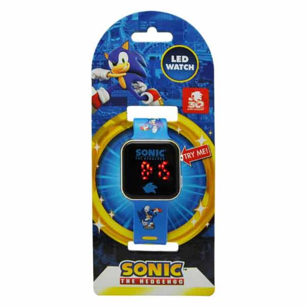 Detské LED hodinky Sonic The Hedgehog v.2