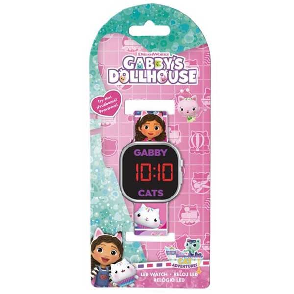 Kids Licensing detské LED hodinky Gabby’s Dollhouse