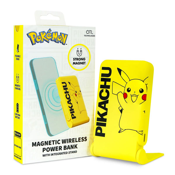 Magnetická powerbanka OTL Technologies Pokémon Pikachu s USB-C