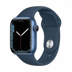 Apple Watch Series 7 GPS (45mm), modrá, Trieda B - použité, záruka 12 mesiacov
