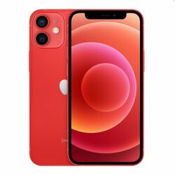 Apple iPhone 12 mini, 64GB, (PRODUCT)RED, Trieda C - použité, záruka 12 mesiacov