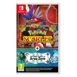 Pokémon Scarlet + Area Zero DLC [NSW] - BAZÁR (použitý tovar)