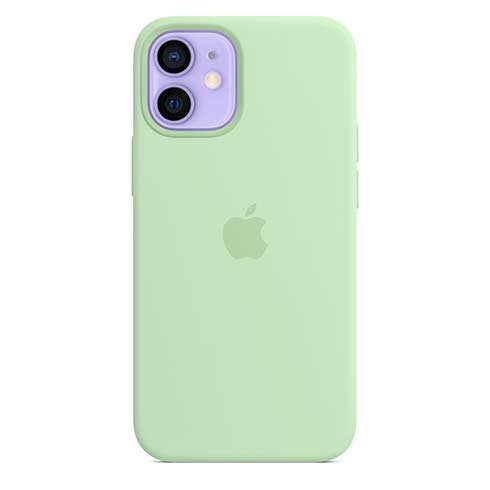Apple iPhone 12 mini Silicone Case with MagSafe, pistachio
