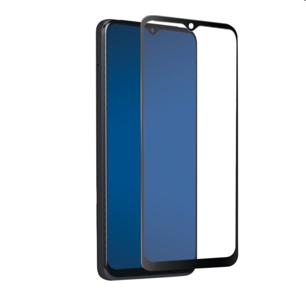 Tvrdené sklo SBS Full Cover pre Samsung Galaxy A03s, A02s, čierna