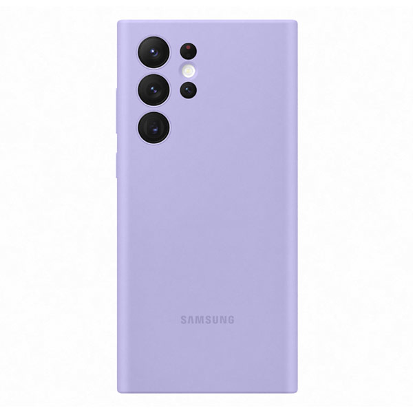 Puzdro Silicone Cover pre Samsung Galaxy S22 Ultra, lavender