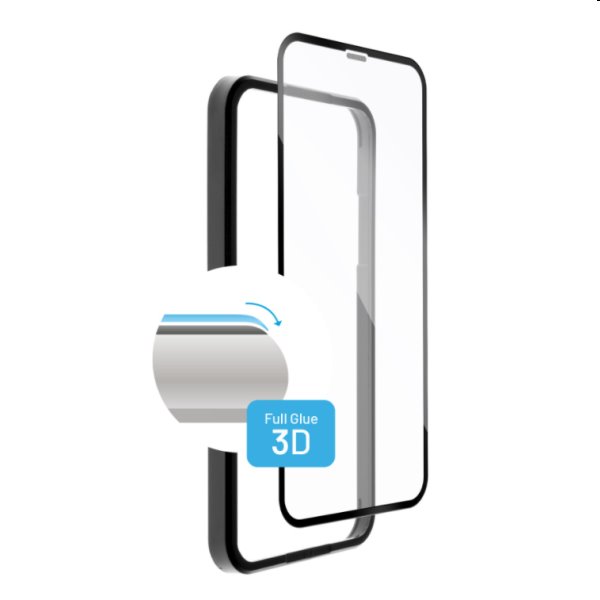 FIXED 3D ochranné tvrdené sklo pre Apple iPhone XR, 11, čierna