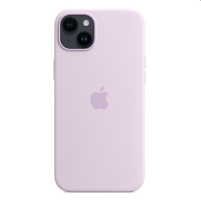 Silikónový zadný kryt pre Apple iPhone 14 Plus s MagSafe, orgovánovo modrá