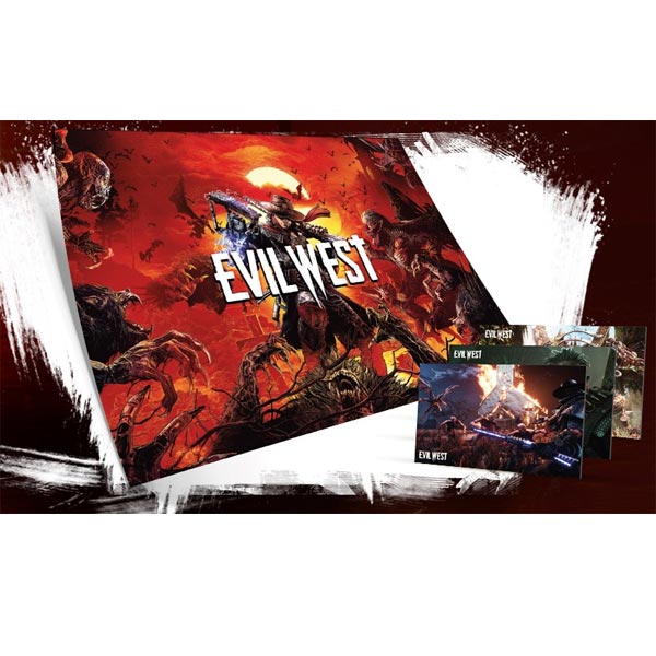 Darček - Evil West plagát a pohľadnice v cene 4,99 €