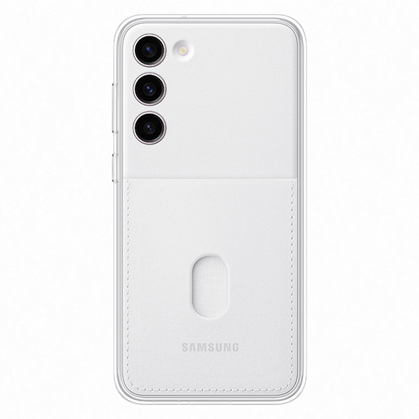 Zadný kryt Frame Cover pre Samsung Galaxy S23 Plus, biela