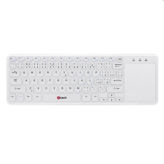 Darček - C-Tech bezdrôtová klávesnica s touchpadom (SK layout) v cene 30 €