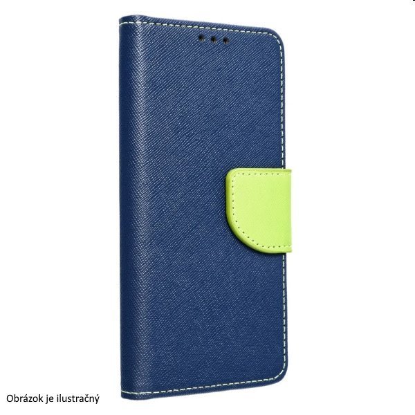 Puzdro FANCY Book pre Xiaomi Redmi Note 12S, modré/zelené