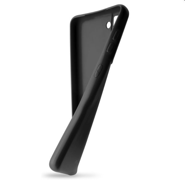 Zadný pogumovaný kryt FIXED Story pre Samsung Galaxy S24, čierna