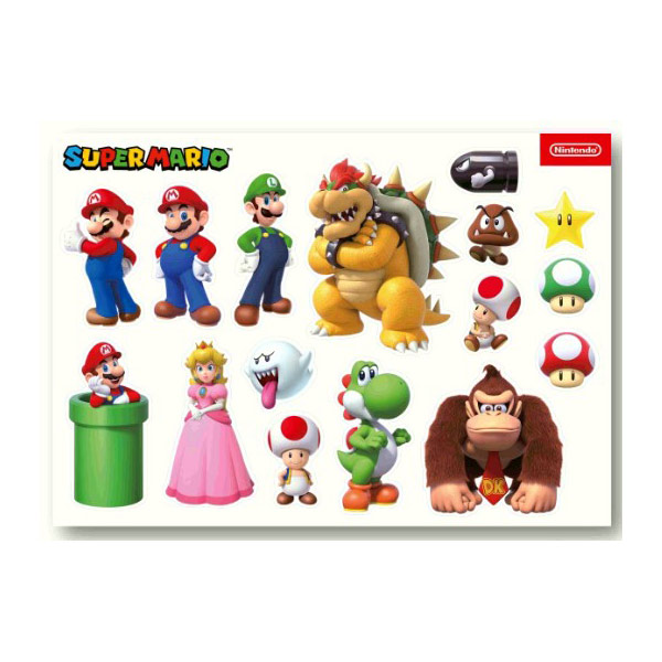 Darček - Mario & Friends Sticker Sheet v cene 4,99 €