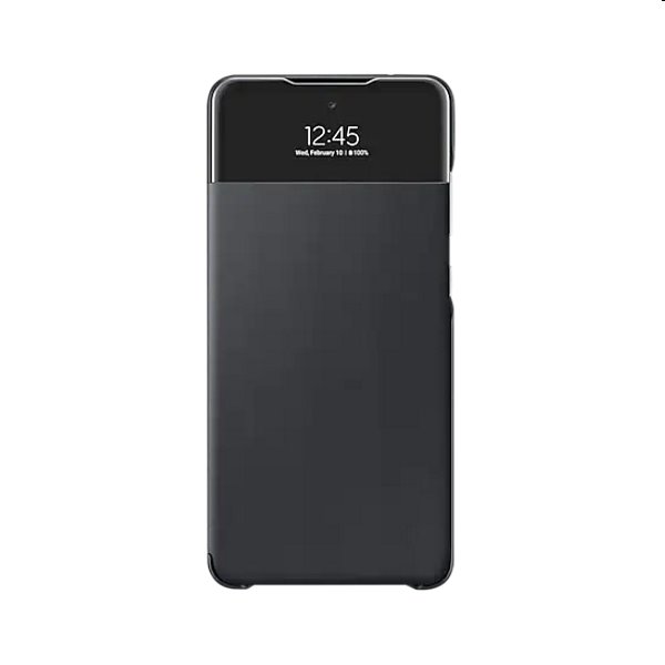 Puzdro S View Cover pre Samsung Galaxy A72 - A725F, black (EF-EA725PB)