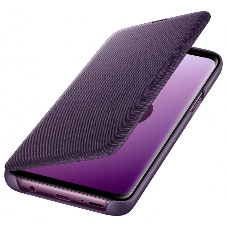 Puzdro Samsung LED View Cover EF-NG960P pre Samsung Galaxy S9 - G960F, Purple