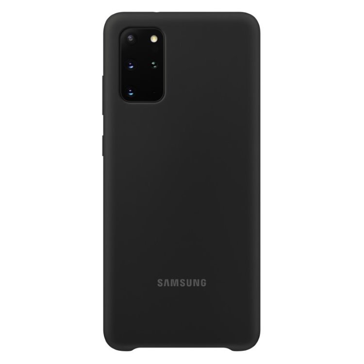 Puzdro Samsung Silicone Cover EF-PG985TBE pre Samsung Galaxy S20 Plus - G985F, Black