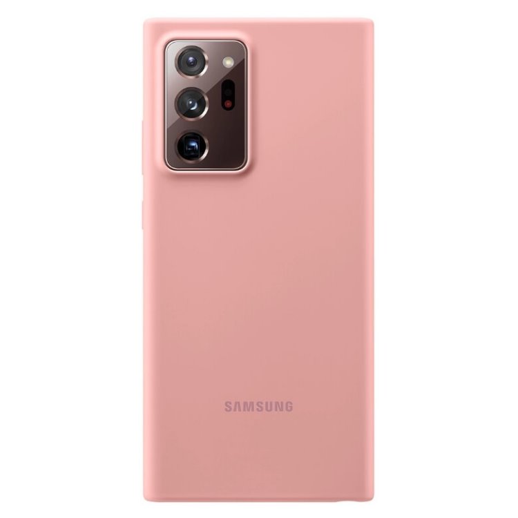 Puzdro Samsung Silicone Cover pre Galaxy Note 20 Ultra 5G - N986B, copper brown (EF-PN985TAE)