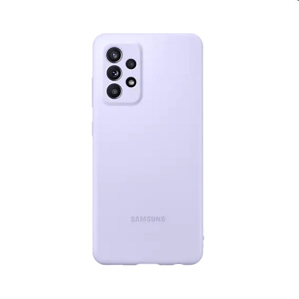 Puzdro Silicone Cover pre Samsung Galaxy A52/A52s, purple (EF-PA525TV)