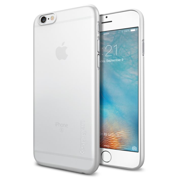 Puzdro Spigen Air Skin pre Apple iPhone 6 a 6S, Soft Clear