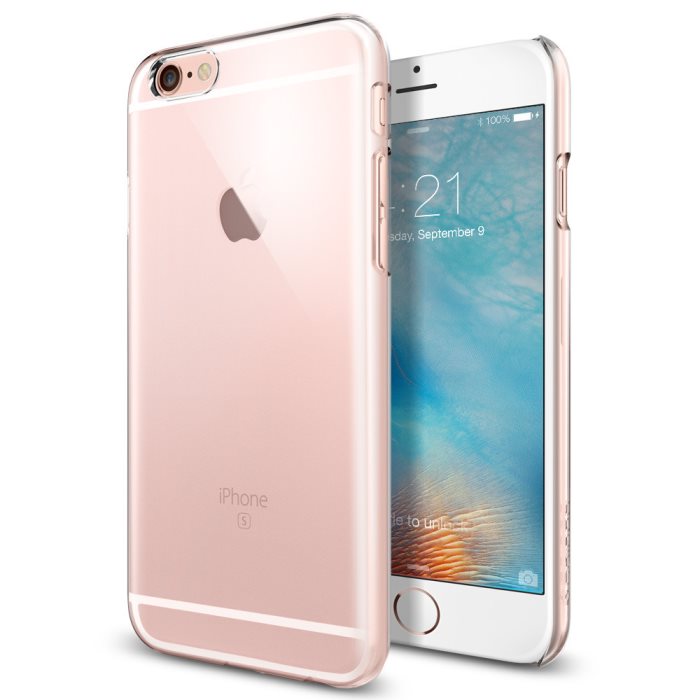 Puzdro Spigen Thin Fit pre Apple iPhone 6 a 6S, Crystal Clear
