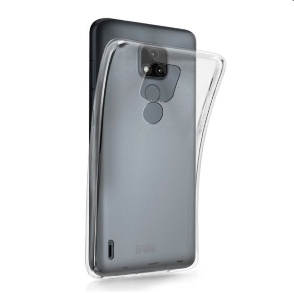 SBS puzdro Skinny pre  Motorola Moto E7, transparentné