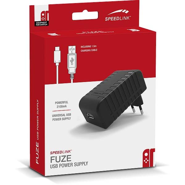 Nabíjačka Speedlink Fuze USB Power Supply pre Nintendo Switch