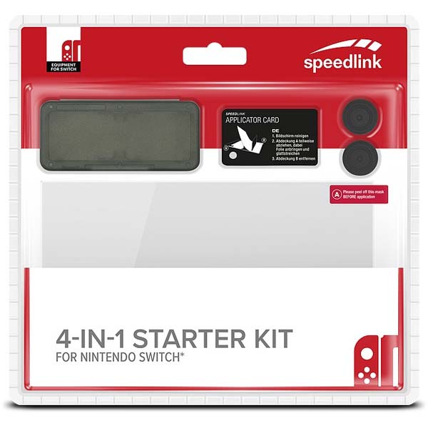 Štartovací balík príslušenstva Speedlink 4-in-1 Starter Kit pre Nintendo Switch