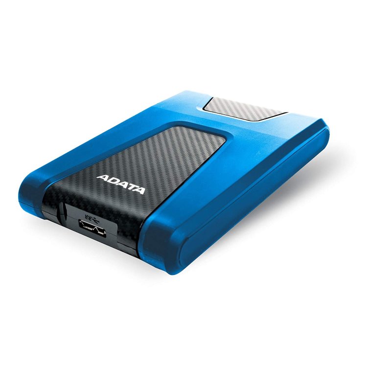 ADATA HDD HD650, 2 TB, USB 3.2 (AHD650-2TU31-CBL) externý pevný disk, modrá