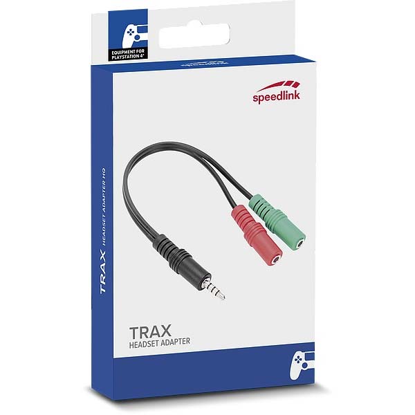 Adaptér pre pripojenie slúchadiel Speedlink Trax Headset Adapter pre PS4