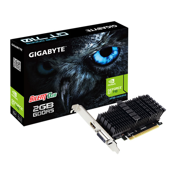 GIGABYTE GeForce GT 710 Grafická karta, Low Profile, GD5 2G