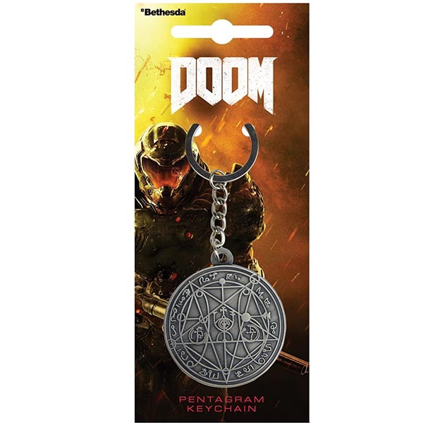 Kľúčenka Doom Pentagram