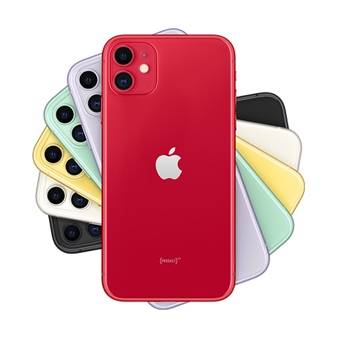 iPhone 11, 256GB, červená