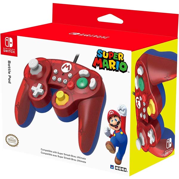HORI Battle Pad pre konzoly Nintendo Switch (Mario Edition)